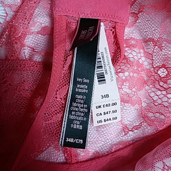 VS Very Sexy High Neck Lace Bra - Picture 5 of 5